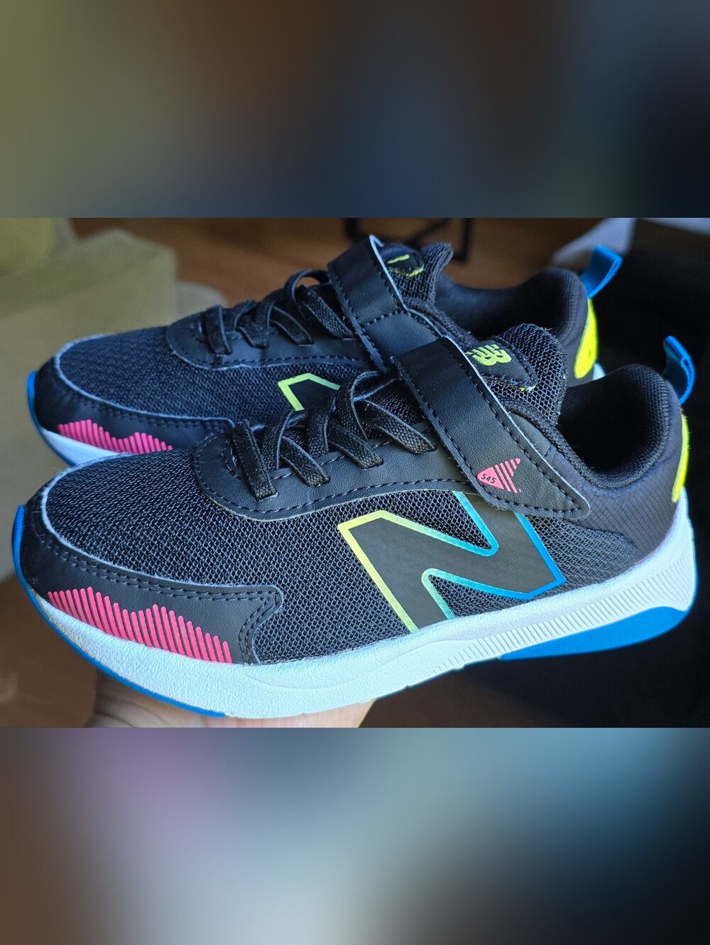 Sz 13 Toddler Kids NEW BALANCE DYNASOFT 545 V1 Bungee Lace/Adj Strap
